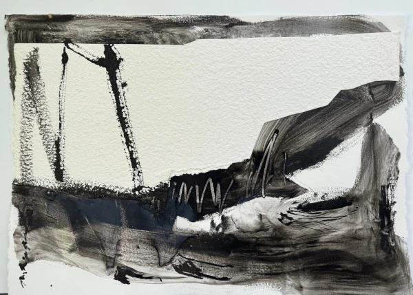 clapotis-bruno-moinard-colle-blanche-et-encre-de-chine-sur-papier-torchon-75x107cm