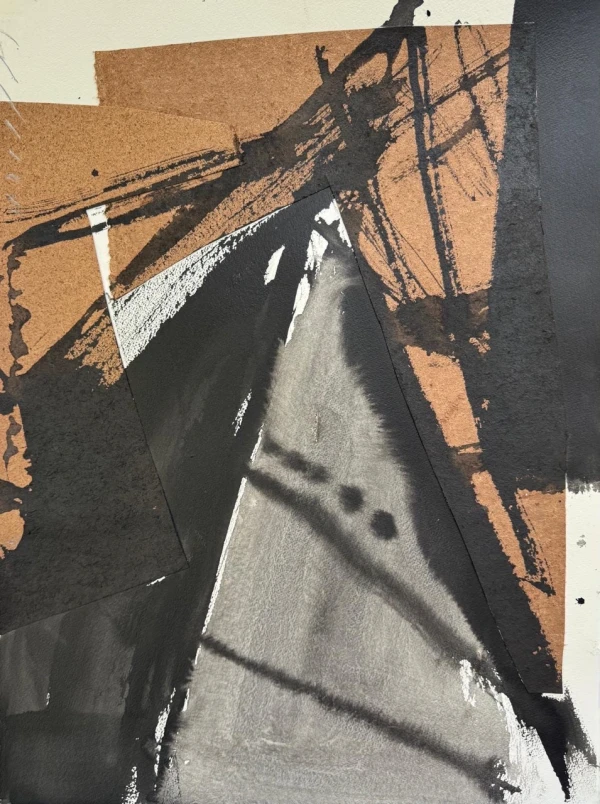 inertie-bruno-moinard-collage-et-encre-de-chine-sur-papier-torchon-78x58cm