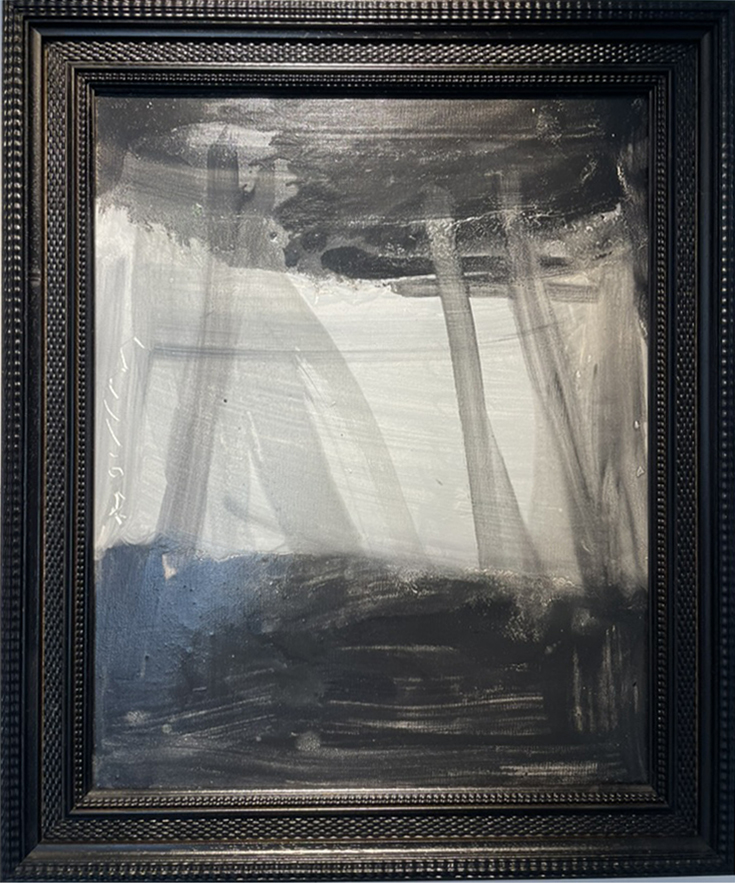 bruno-moinard-comme-un-escargot-huile-sur-toile